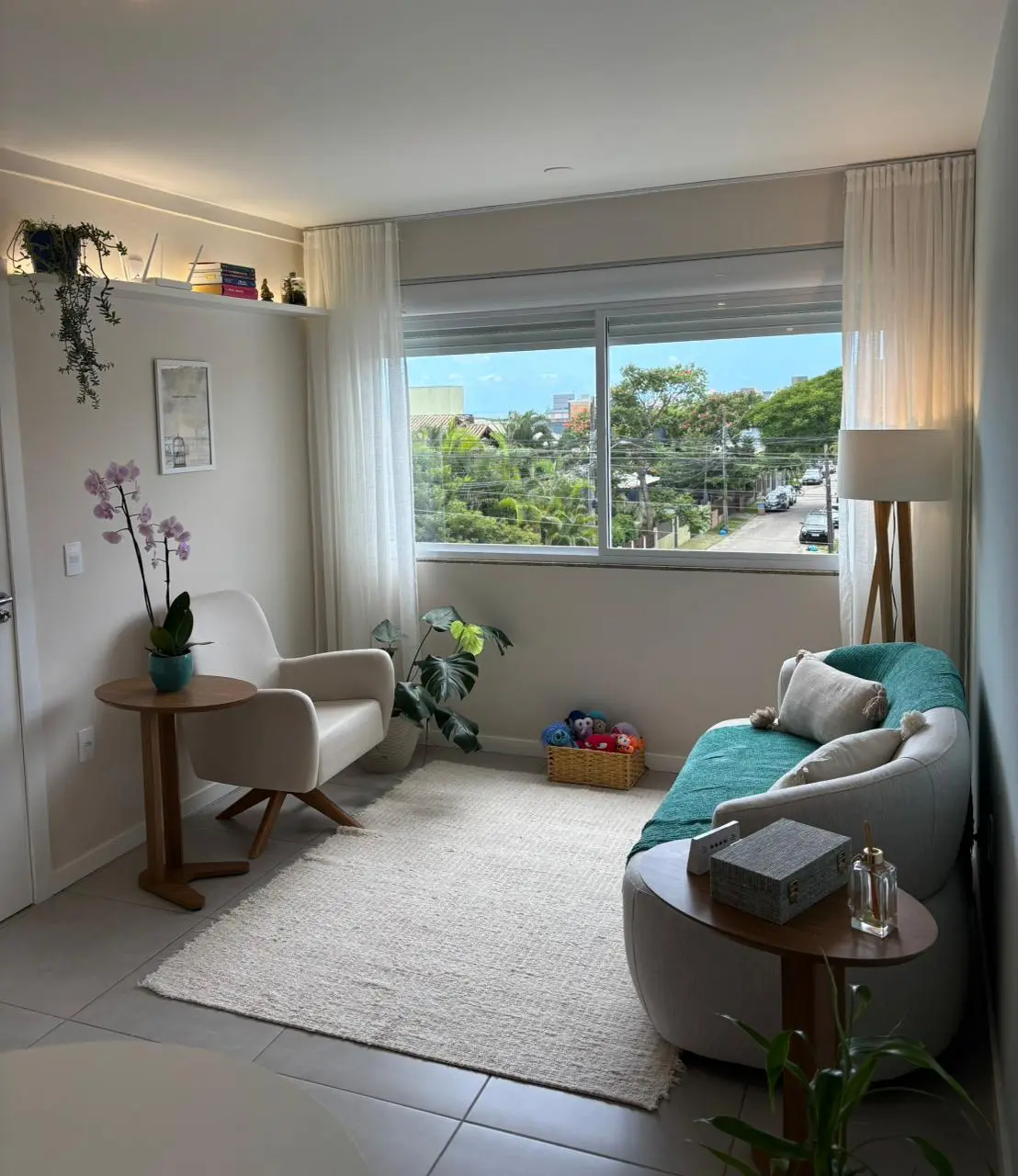 Sala de atendimento da Entrelaços